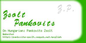 zsolt pankovits business card